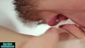 Close up clit licking with loud female moans.