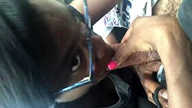 woman sucking big black cock