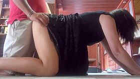 I Fucked My Stepsister Hard on the Floor and Came in Two Minutes!