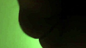 Wife bent over in bedroom for doggystyle with big ass on phone.