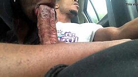 woman sucking big black cock