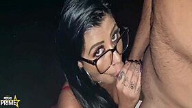 Is Amanda Souza enjoying big black cocks at the party?