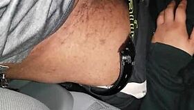 The amateur performer practices her oral skills in a homemade video