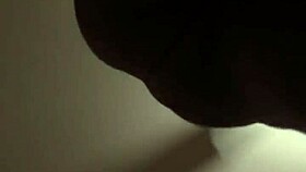 Wife bent over in bedroom for doggystyle with big ass on phone.