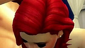 redhead couple enjoys a casual fuck in the bedroom