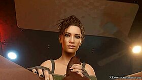 V cyberpunk svetu 18+ punca dobi jebanje od pošastnega kurca v kompilaciji