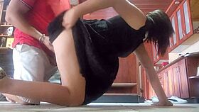 I Fucked My Stepsister Hard on the Floor and Came in Two Minutes!