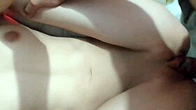 i ate the naughty teen's shaved pussy after school, getting it wet and horny.