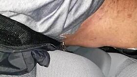 The amateur performer practices her oral skills in a homemade video