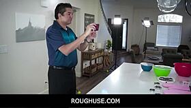 roughuse teen baking show with alex coal marcus london fucking