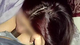 Watching movies with my neighbor while sucking his dick