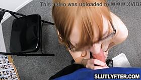 Amber Stark Punished With Blowjob!