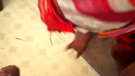 ebony amateur gives blowjob to royal penis with deepthroat and assfucking