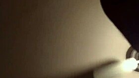 Wife bent over in bedroom for doggystyle with big ass on phone.