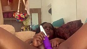 Blackjuicy2 shares her squirt time in a fun video