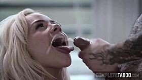 kinky blondie teen gets hardcore facial cumshot