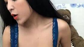 i'm showing off my big tits and feeling so sexy. everyone loves them.