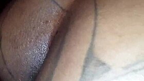 I'm Watching This Ebony Babe Get Her Big Ass Creampied By A Monster Cock.