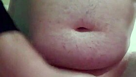 Solo Guy Strokes His Hard Cock Alone