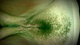 she's fucking her fat wet pussy with a big dildo