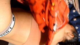 i wake my skinny ebony step sister with my huge dick