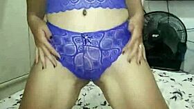 Can this redhead wife in lingerie handle that big cock?