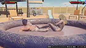 yo misty, ready to take okan's cock doggystyle in 3d fight?