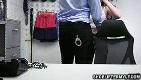 london rose, the stepmom, watches her stepdaughter get fingered and fucked at the office