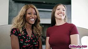 passionate lesbian foursome with fingering and rimjob