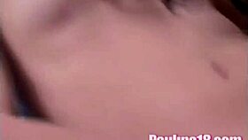 paulina 18 masturbates her natural tits and vagina outdoors