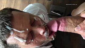 Gay amateur facials with massive cumshots 😍