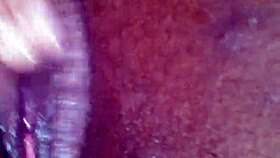 Ebony Beauty Intensely Fingers Her Wet Pussy Until Explosive Squirt