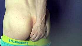 athletic bodybuilder railing bottom's ass in gay cumshot sucking