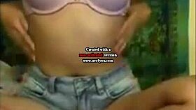 asian teen strips and masturbates wildly on cam!