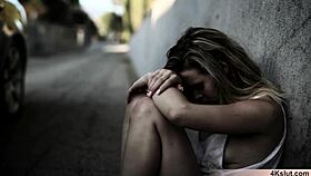 this petite brunette teen 18+ gets bent over for rough doggystyle by a rich dude