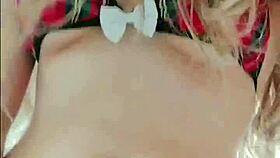 Naughty Student Masturbates and Sucks Dildo in Bathroom