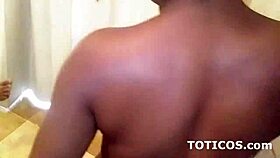 This ebony teen from the Caribbean loves amateur fun with dominicans