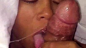 Sloppy Birthday Blowjob On Monster Black Cock