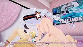 In Pussyverse, the three protagonists teach Aether about Lumine.