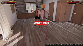 i'm judith fighting dela naked, our pussies rubbing in this 3d match