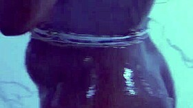 My step uncle peeps while I bathe, touching his big cock unaware