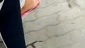 yo, got this candid feet vid in flip-flops, so hot! 🦶