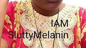 A solo ebony milf explores her desires