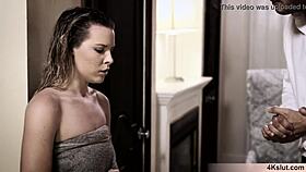 this petite brunette teen 18+ gets bent over for rough doggystyle by a rich dude