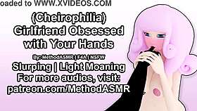 Is your girlfriend licking your hands?