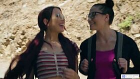 I'm in this lesbian orgy with Aidra Fox and the girls licking pussies