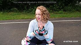 Sarah reveals her intimate masturbation techniques with toys and buttplug.