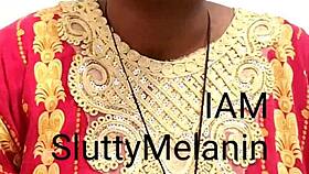 A solo ebony milf explores her desires