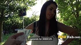 Busty European Teen Chooses Quick Fuck For Cash