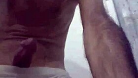 Huge 25cm Cock Jumps Out Of Underwear